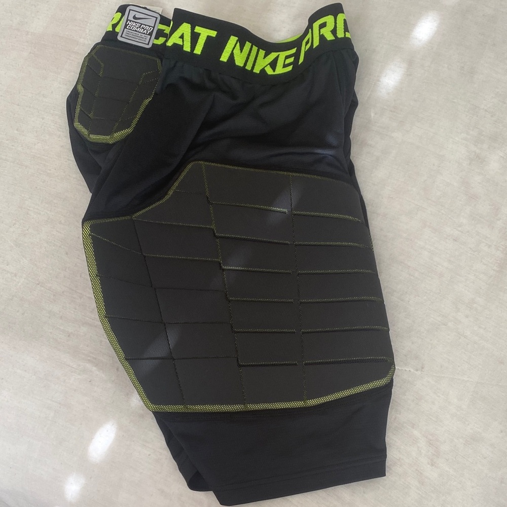 Nike Performance Black shorts with Neon Green Accent